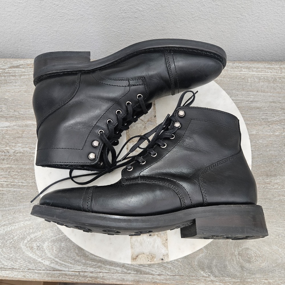 Thursday Boot Company Everyday‎ Captain Black Leather Boots Men's 8.5